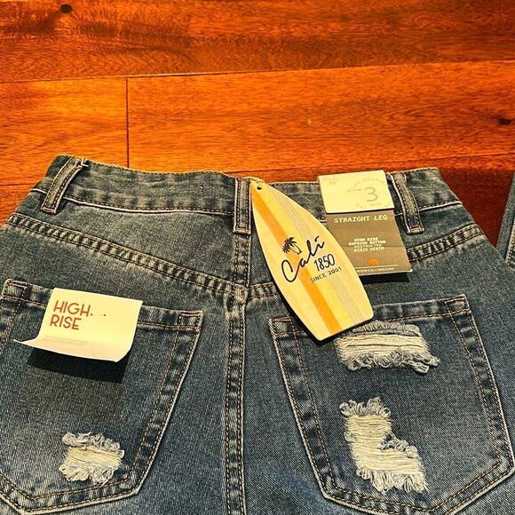 Cali 1850 straight leg jeans size 3 - Picture 5 of 9